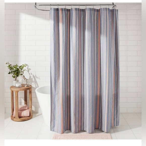 Threshold | Bath | Threshold Waffle Shower Curtain Blue | Poshmark
